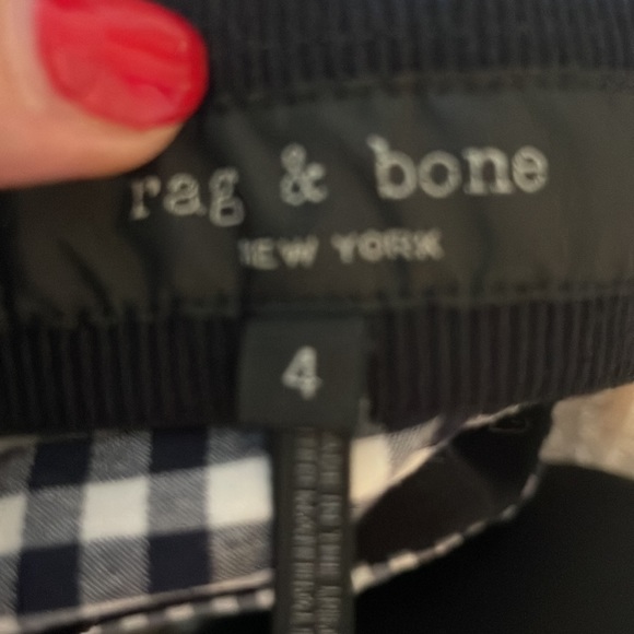 rag & bone black & white pants - Picture 5 of 5